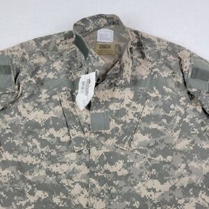 USGI US ARMY COMBAT UNIFORM COAT ACU DIGITAL CAMO MEDIUM M - XX SHORT NEW DEFECT